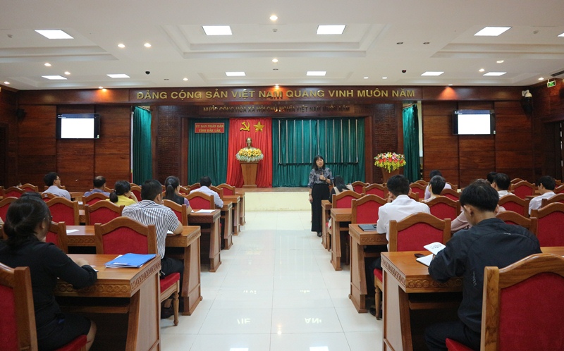 Văn phòng UBND tỉnh tập huấn về Hệ thống quản lý chất lượng theo tiêu chuẩn Quốc gia TCVN ISO 9001:2015