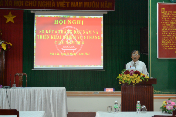 Sơ kết 6 tháng đầu năm, triển khai kế hoạch 6 tháng cuối năm 2014