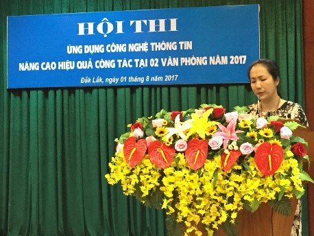 Hội thi ứng dụng công nghệ thông tin nâng cao hiệu quả công tác tại Văn phòng HĐND và Văn phòng UBND tỉnh Đắk Lắk