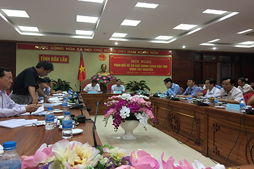 Hội nghị trao đổi về các cơ chế chính sách đặc thù vùng Tây Nguyên