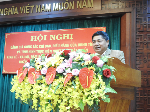 Hội nghị đánh giá tình hình thực hiện kế hoạch phát triển kinh tế - xã hội, đảm bảo quốc phòng - an ninh tháng 01 và triển khai nhiệm vụ tháng 02/2018