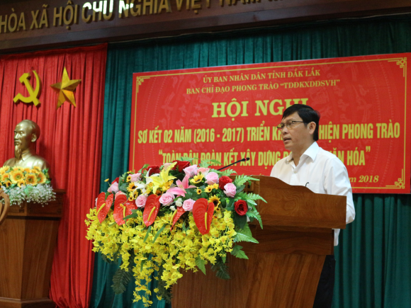 Hội nghị sơ kết 02 năm thực hiện Phong trào “Toàn dân đoàn kết xây dựng đời sống văn hóa”