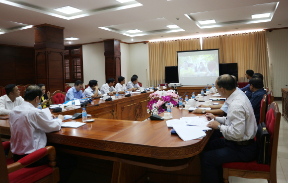 UBND tỉnh làm việc với Công ty Cổ phần dịch vụ du lịch Phú Thọ về dự án Công viên văn hóa Đầm Sen 2