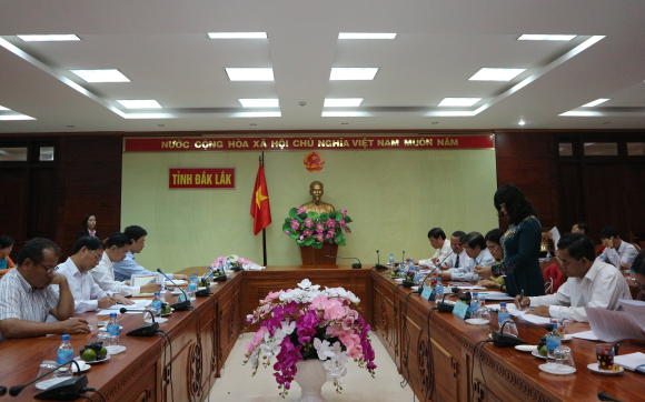 Đoàn Công tác của Bộ Ngoại giao làm việc với UBND tỉnh Đắk Lắk về công tác đối ngoại