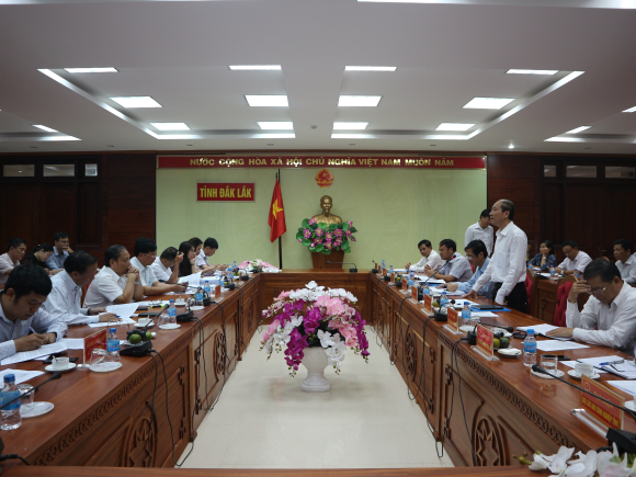 Đoàn công tác liên ngành của Bộ Kế hoạch và Đầu tư làm việc tại Đắk Lắk về thúc đẩy giải ngân kế hoạch đầu tư công năm 2018