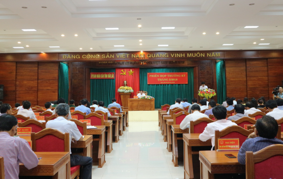 UBND tỉnh tổ chức phiên họp thường kỳ tháng 5/2018