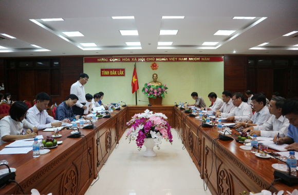 Đoàn Công tác của Bộ Tư pháp làm việc với UBND tỉnh về việc chấp hành pháp luật về tố tụng hành chính và thi hành án hành chính