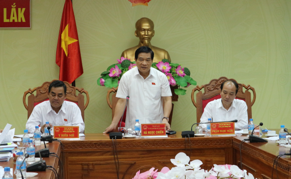 Đoàn Giám sát của Hội đồng Dân tộc làm việc với UBND tỉnh về quản lý đất đai có nguồn gốc từ nông trường, lâm trường quốc doanh