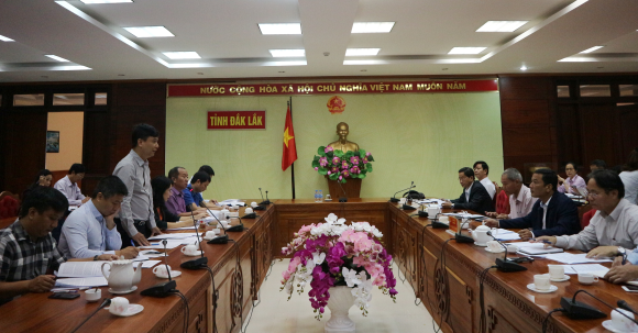 Đoàn Công tác của Bộ Tài chính làm việc với UBND tỉnh