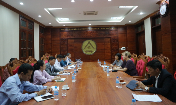 UBND tỉnh làm việc với đại diện Cơ quan phát triển quốc tế Đan Mạch