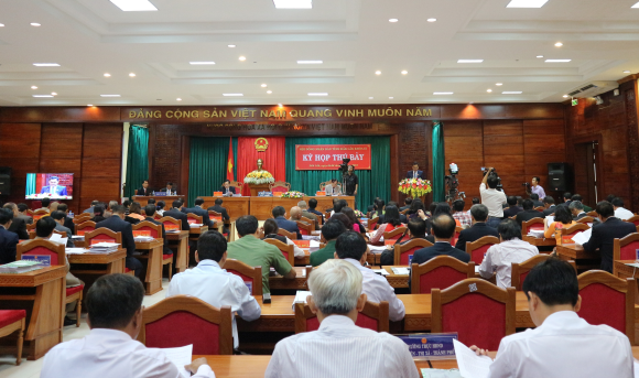 Khai mạc Kỳ họp thứ bảy HĐND tỉnh khóa IX