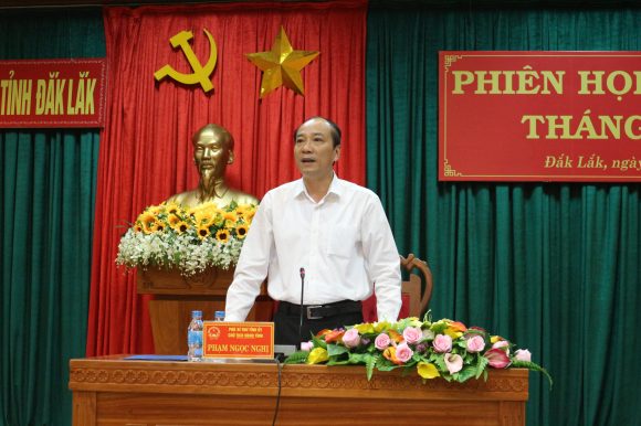 UBND tỉnh tổ chức Phiên họp tháng 11/2018