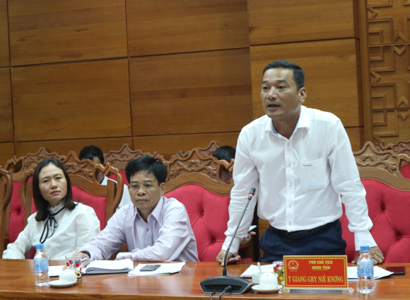 Đoàn Kiểm tra của Bộ Tài nguyên và Môi trường làm việc tại tỉnh Đắk Lắk