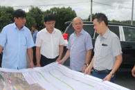 Phó Chủ tịch UBND tỉnh Trương Công Thái kiểm tra Tuyến đường bộ ven biển tỉnh