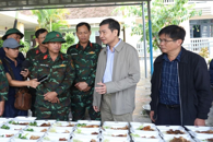 Chủ tịch UBND tỉnh thăm và kiểm tra tình hình khắc phục mưa lũ trên địa bàn tỉnh