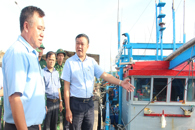 Phó Chủ tịch UBND tỉnh Đào Mỹ kiểm tra công tác phòng, chống bão số 13