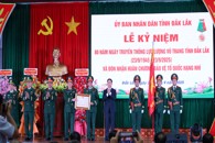 Lực lượng vũ trang tỉnh Đắk Lắk kỷ niệm 80 năm Ngày truyền thống và đón nhận Huân chương Bảo vệ Tổ quốc hạng Nhì