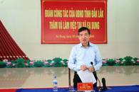 Chủ tịch UBND tỉnh Tạ Anh Tuấn thăm và làm việc tại xã Ea Bung
