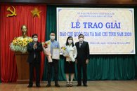 Lễ trao Giải Báo chí Quốc gia và Báo chí tỉnh năm 2020