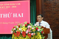 Kỳ họp thứ Hai, HĐND tỉnh khóa X, nhiệm kỳ 2021 - 2026 làm việc phiên đầu tiên