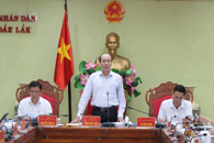 Họp thông qua nội trình kỳ họp HĐND tỉnh khóa X và nội dung thuộc thẩm quyền của UBND tỉnh