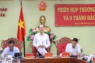 UBND tỉnh họp Phiên thường kỳ tháng 9/2022