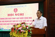 Hội nghị hưởng ứng Ngày Pháp luật Việt Nam 09/11 và tổng kết 10 năm thực hiện Luật Phổ biến, giáo dục pháp luật