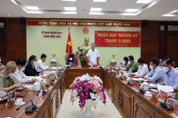 UBND tỉnh họp Phiên thường kỳ tháng 3/2022 