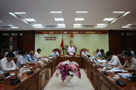 Họp thành viên UBND tỉnh về các nội dung trình kỳ họp thứ Tư, HĐND tỉnh khóa X và nội dung thuộc thẩm quyền