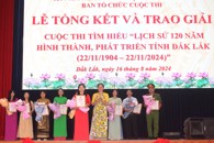 Tổng kết và trao giải Cuộc thi tìm hiểu “Lịch sử 120 năm hình thành, phát triển tỉnh Đắk Lắk (22/11/1904 – 22/11/2024)”