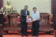 UBND tỉnh Đắk Lắk chào xã giao Đoàn công tác Tổng Lãnh sự quán Ấn Độ tại TP. Hồ Chí Minh