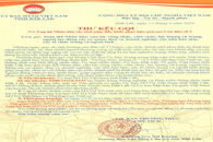 Thư kêu gọi về việc ủng hộ Nhân dân các tỉnh phía Bắc khắc phục hậu quả sau Cơn Bão số 3