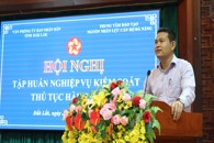 Tập huấn nghiệp vụ kiểm soát thủ tục hành chính năm 2023 lớp thứ hai