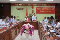 UBND tỉnh tổ chức Phiên họp thường kỳ tháng 3/2023 và họp thành viên UBND tỉnh