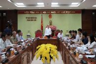 Họp thành viên UBND tỉnh thông qua các nội dung thuộc thẩm quyền 