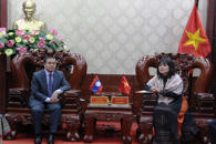 UBND tỉnh Đắk Lắk tiếp xã giao Đại sứ quán Lào tại Việt Nam