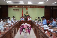 Họp thành viên UBND tỉnh thông qua nội dung trình Kỳ họp chuyên đề HĐND tỉnh năm 2023