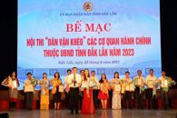 Bế mạc Hội thi “Dân vận khéo” các cơ quan hành chính thuộc UBND tỉnh năm 2023