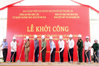 Khởi công xây dựng nhà trao tặng hộ gia đình khó khăn tại thị xã Buôn Hồ