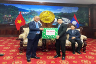 Đoàn công tác UBND tỉnh Đắk Lắk thăm, chúc Tết chính quyền tỉnh Salavan - Nước Cộng hòa dân chủ nhân dân Lào