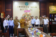 Lãnh đạo tỉnh thăm, chúc mừng các cơ sở Phật giáo nhân Đại lễ Phật đản năm 2025