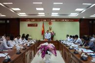 UBND tỉnh làm việc với các đơn vị để thống nhất triển khai các dự án đầu tư trên địa bàn tỉnh
