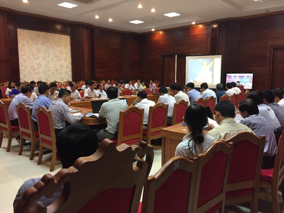 Quang cảnh hội nghị tập huấn.